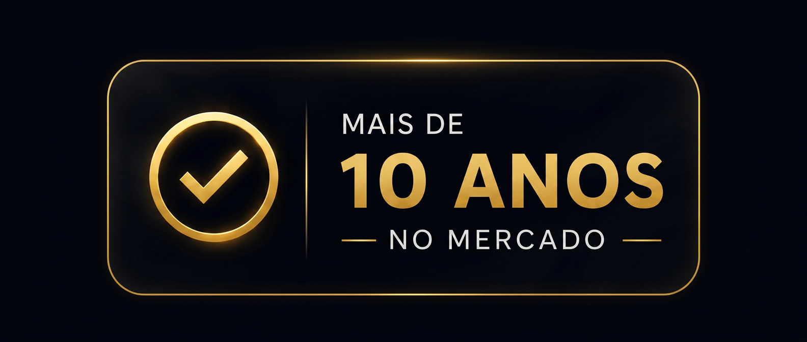 Mais de 10 anos no mercado